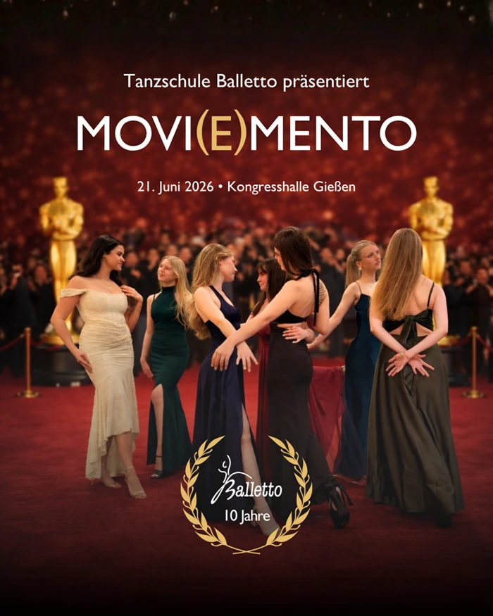 Tanzaufführung und Jubiläum der Tanzschule BALLETTO – 21.06.2026